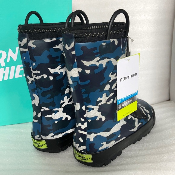 NIB Western Chief Boys Camo Rainboot Neoprene - Picture 3 of 5